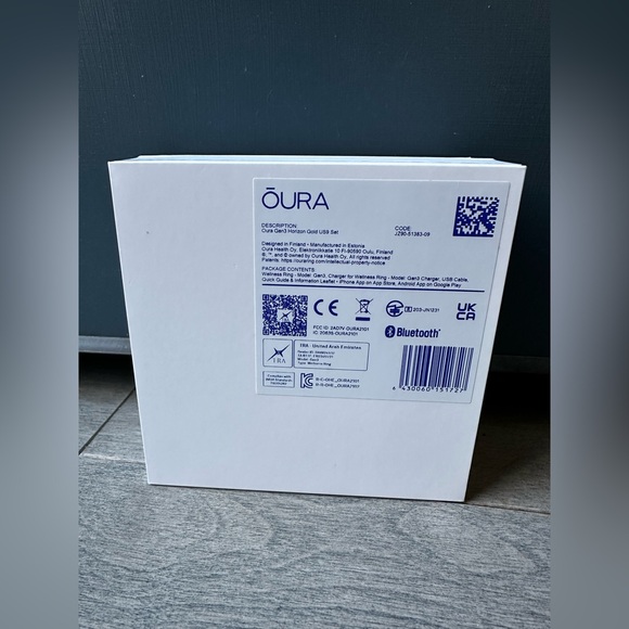 Unisex Oura Horizon Ring Gold Gen 3 Activity Health Sleep Wellness NEW Size 9 - Picture 5 of 7